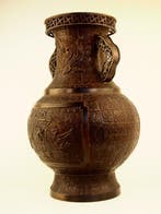 Vase - Bronze - Aomine  - Japon - XIXe siècle