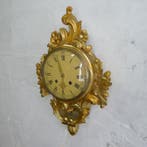 Horloge cartel - Bois, Laiton - 1950-1960