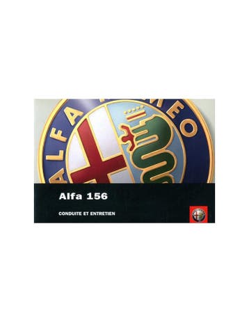 2004 ALFA ROMEO 156 INSTRUCTIEBOEKJE FRANS, Ophalen of Verzenden