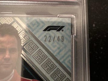 2024 Topps Formula 1, Chrome F1 Gerhard Berger Serialized, Nieuw