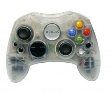 Microsoft Xbox Classic S Controller Crystal + Breakaway K..., Ophalen of Verzenden