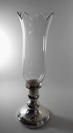 Christofle - Kandelaar - Legering, Verzilverd, Kristal