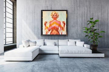 Eric Brumette - MARYLIN MONROE POP 4 - Toile L - LIMITED
