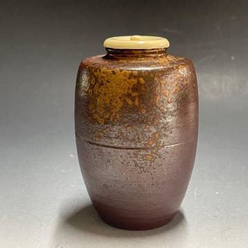 Bizen Katatsuki Chaire - Toho Kimura - Theekistje / doosje