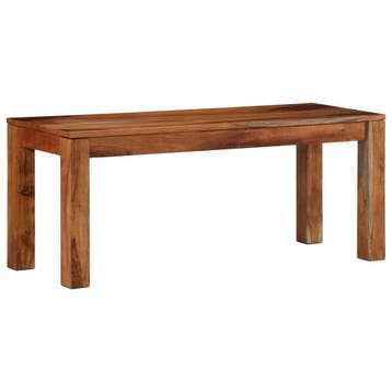 Massief houten halbank 110cm | Tweede kansje | OP = OP, Tuin en Terras, Tuinbanken, Verzenden, Zo goed als nieuw, Hout