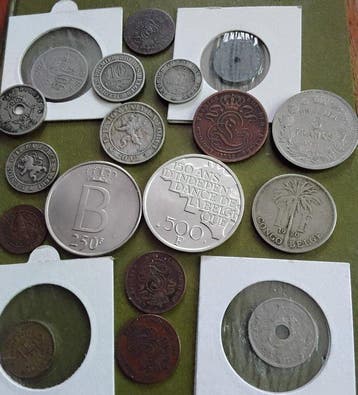 Belgique, Congo belge. 250, 500 Francs 1962/1920, Lot van 18