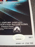 Star Trek The Motion Picture signed by Shatner, Koenig,, Collections