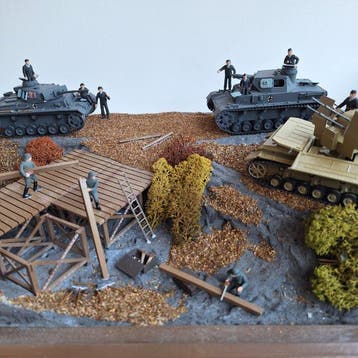 Tamiya - Diorama WWII Diorama Duitse Genie, Nieuw