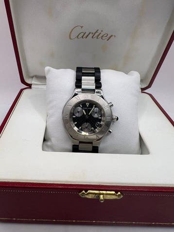 Cartier - 21 Chronoscaph - 2424 - Unisex - 2000-2010