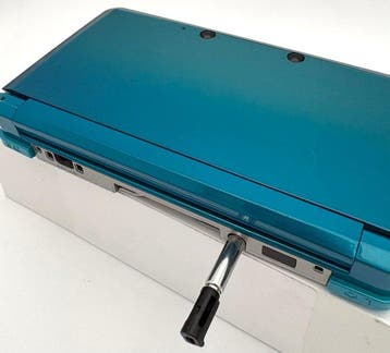 Nintendo - 3DS - Aqua Blue - Handheld Console - With AC, Nieuw
