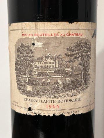 1964 Chateau Lafite-Rothschild - Pauillac 1er Grand Cru, Verzamelen, Nieuw