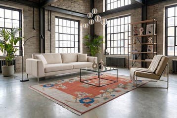 Kleurrijk Usak - Vloerkleed - 215 cm - 175 cm - met, Huis en Inrichting, Nieuw