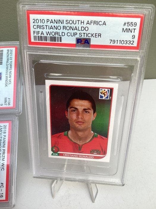 Panini Cristiano Ronaldo PSA graded - 4 Card - Good (GD), Collections, Autocollants