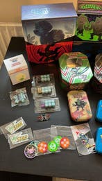 Pokémon kaarten & accessoires lot (±800 kaarten, ETB boxen,, Nieuw