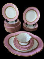 Limoges Unic - Tafelservies (23) - Goud ingelegd, Antiek en Kunst