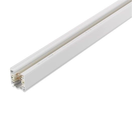 Global 3-Fase-Rail wit 1 meter, Huis en Inrichting, Lampen | Plafondlampen, Nieuw, Metaal, Verzenden