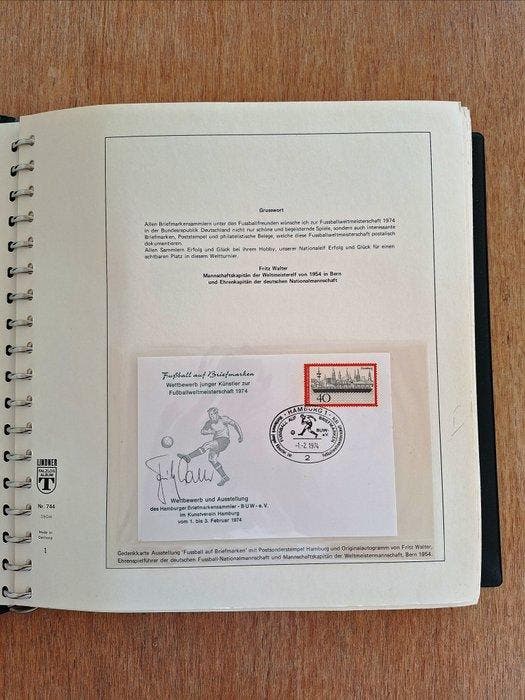 Allemagne, République Fédérale 1974 - Album de timbres à, Collections, Collections Autre