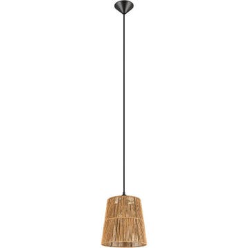LED Hanglamp Trion Holz - Elegante ronde hangverlichting met, Verzenden, Nieuw