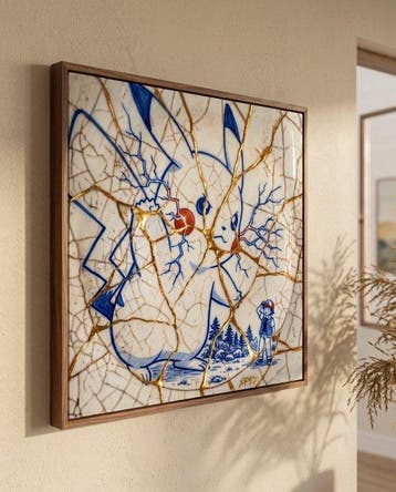 MEDSAN - Kintsugi Pikachu () - UNIQUE WORK, Antiek en Kunst