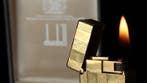 Dunill - Rare Fine Bark & Two Line Pattern Rollagas Lighter, Verzamelen, Nieuw