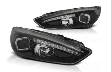 LED koplamp units Black geschikt voor Ford Focus MK3, Verzenden, Nieuw, Ford