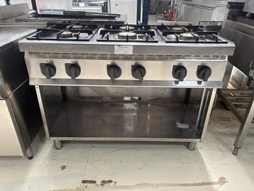 GGM Gastro Gasfornuis 6 Pits, Ophalen of Verzenden, Nieuw in verpakking