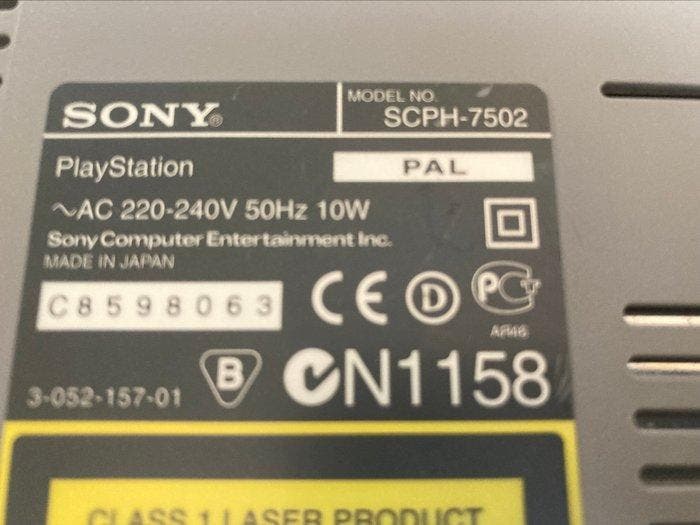 Sony - Playstation 1 (PS1) - Modèle 7502 - Videogameconsole, Games en Spelcomputers, Spelcomputers | Overige Accessoires