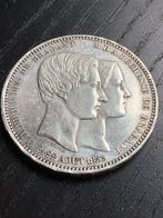 België. Leopold II. 5 Francs 1853 (Zonder minimumprijs)