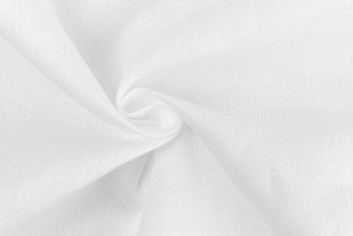 PURO LINO BIANCO SETA 6,00 X 1.15 METRI - Borduurwerk - 6 m, Antiek en Kunst, Antiek | Tapijten, Tafelkleden en Textiel