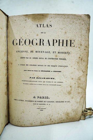 Charles-François Delamarche - Atlas de la Géographie, Livres