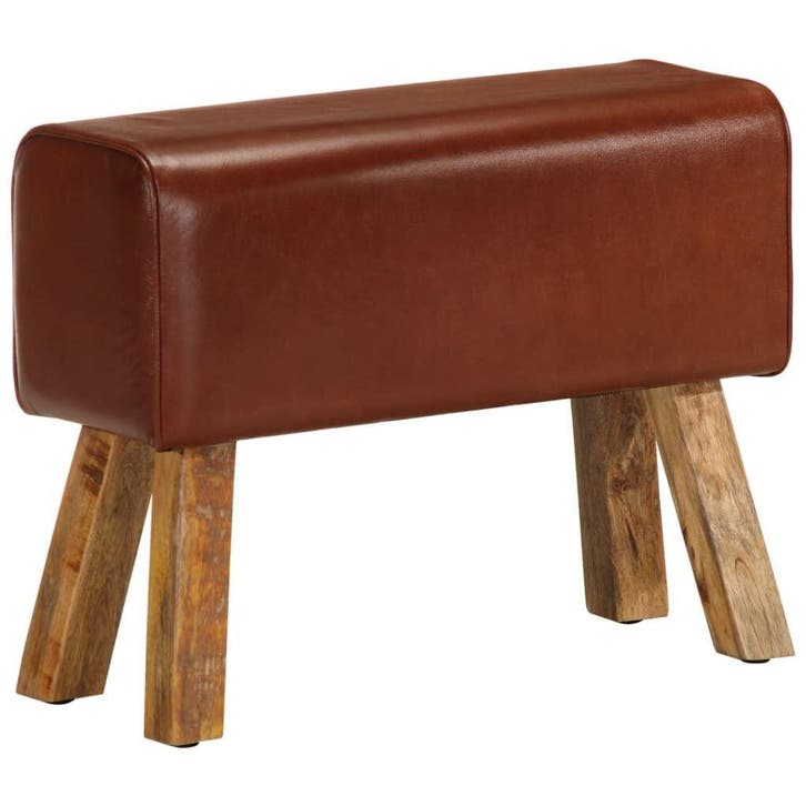 Turnbok bankje mangohout | 36% korting | Laatste retour deal, Huis en Inrichting, Stoelen, Bruin, Nieuw, Hout, Verzenden