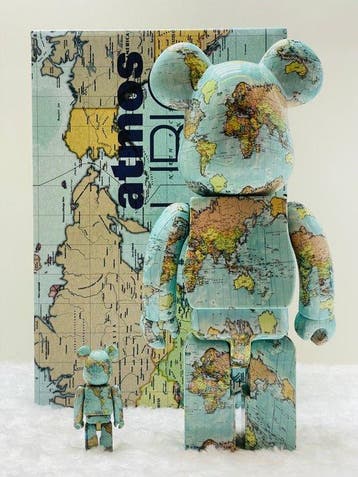 Medicom toy - BE@RBRICK 100% & 400% Atmos UBIQ (Earth)