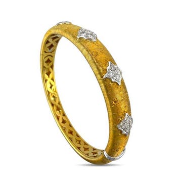 Bracelet - 18 carats Or jaune, Bracelet à charnières