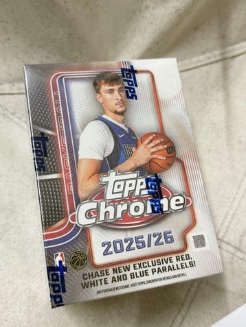 2025/26 Topps Chrome Originele verpakking, Parallel card,, Nieuw