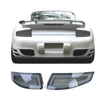 Feux Arrière Pour Porsche 911 997 04-08 Full Led Fumé, Verzenden