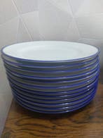 Laura lys - Tafelservies (60) - Diep blauw - Keramiek -, Antiek en Kunst