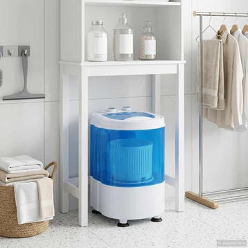 vidaXL Mini wasmachine met enkele trommel 2,6 kg, Verzenden