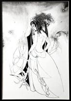 Eugene Eechaut (1928-2019) - Apparition féminine - œuvre