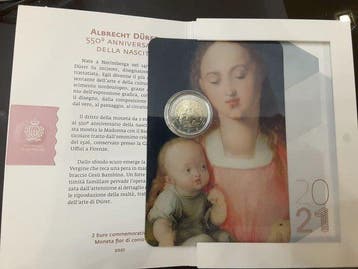 San Marino. 2 Euro 2021 Albrecht Durer (Zonder