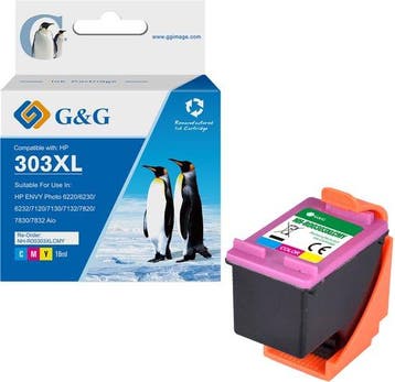 2dekans | G&G 303 XL Inktcartridge Geschikt voor HP 303, Ophalen of Verzenden