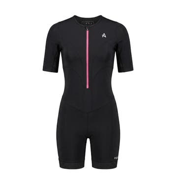HUUB TANA LONG COURSE SUIT Trisuit Zwart / Roze (AAA), Ophalen of Verzenden, Nieuw