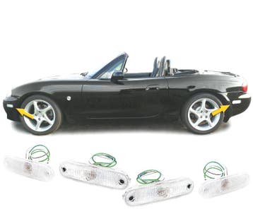 CLIGNOTANTS LATÉRAUX POUR MAZDA MX5 89-05 BLANC, Verzenden, Nieuw
