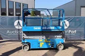 Veiling: Schaarhoogwerker Genie GS2646 Elektrisch 10m 2009, Ophalen