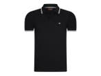 Veiling - Cappuccino Italia Polo Applique Pique - Zwart - S, Vêtements | Hommes, T-shirts