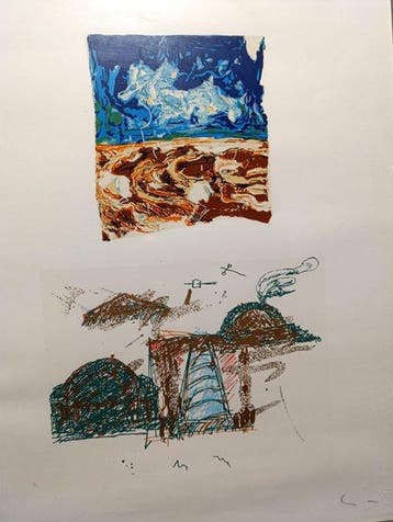 Mario Schifano (1934-1998) - Inventario segni, Antiek en Kunst
