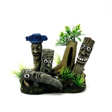 Groep totempalen OS-232 - aquarium decoratie, Ophalen of Verzenden, Nieuw