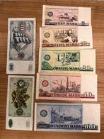 Duitsland. - 7 Banknotes - Various Dates (Zonder
