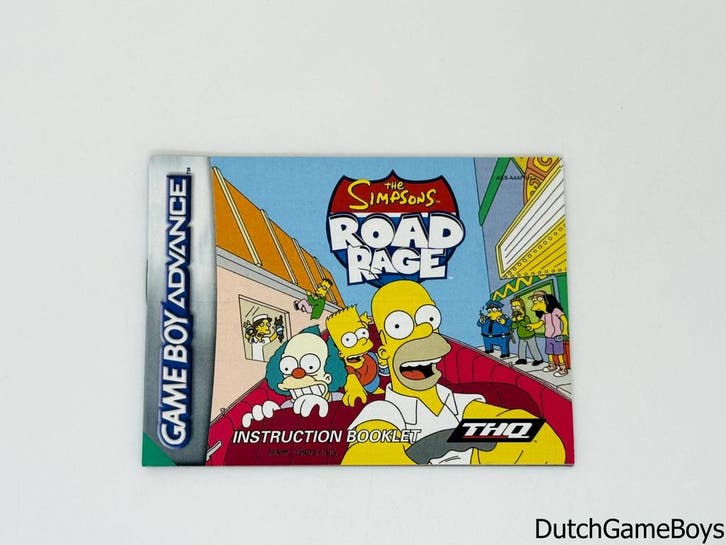 Gameboy Advance / GBA - The Simpsons - Road Rage - UKV - Man, Consoles de jeu & Jeux vidéo, Jeux | Autre, Envoi