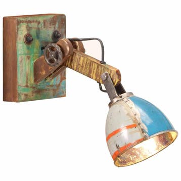 vidaXL Wandlamp industriële stijl rond E27 meerkleurig, Huis en Inrichting, Verzenden, Nieuw