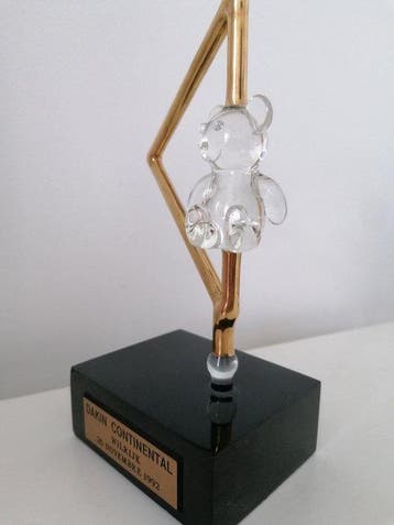 Figurine - sculpture teddy Bear - Verre